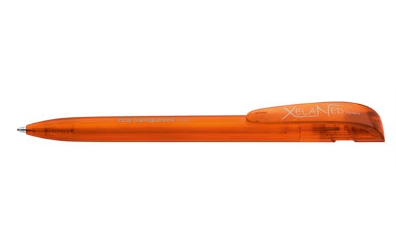 9403916 UMA 0-0093 T-SI UMA YES SI transparent kulepenn m. trykk 1000 stk Orange